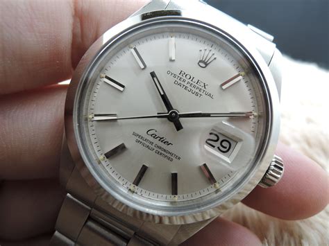 rolex datejust cartier dial